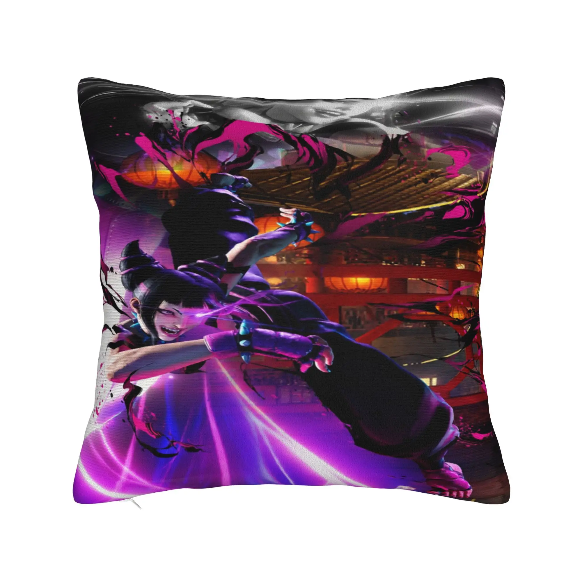 Streets Fighters Printed Pillowcase Cushion Cover  Throw Pillow Cover New Style Bedroom Decorations Zippered Multi Size