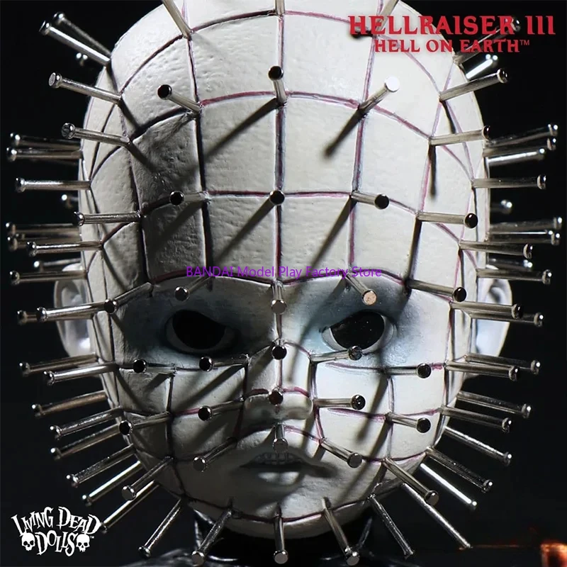 In Stock Original Mezco Ldd Living Dead Dolls  HellRaiser III Pinhead Anime Collection Figures Toys Gifts view 2