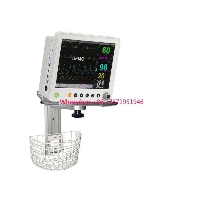 Universal hospital patient monitor- holder wall mounted stand