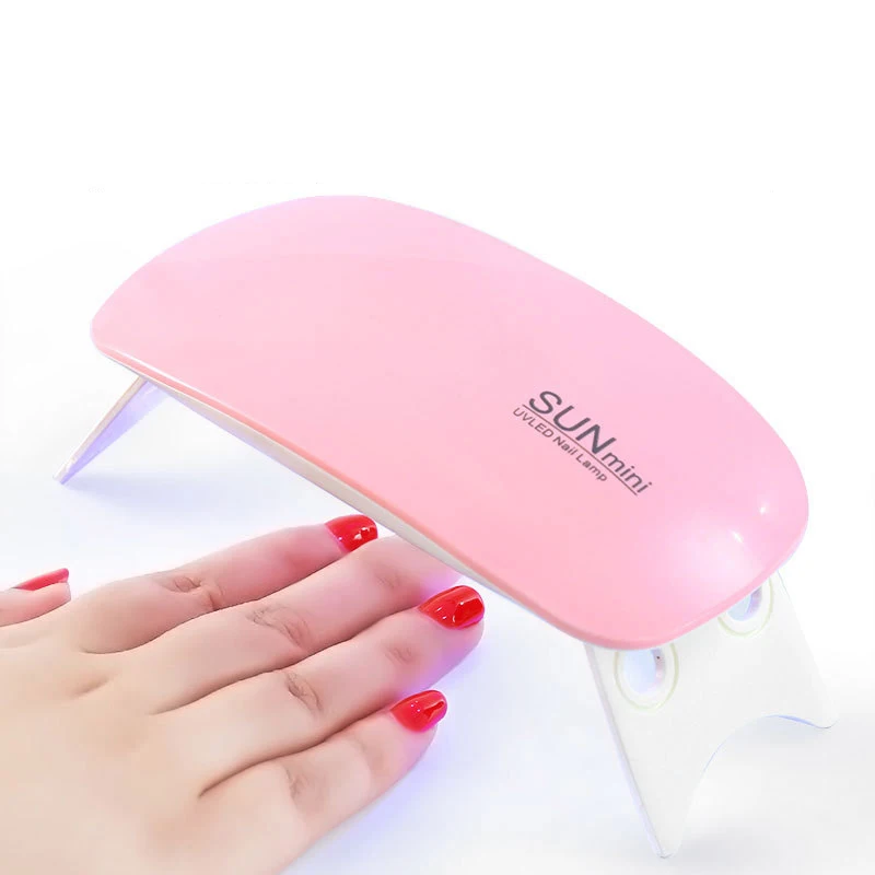 Poly Nail Gel Kit with 6W LED Lamp, All-In-One Set for Manicure, Semi-Permanent Extension Gel and Acrylic French Nails with Tool