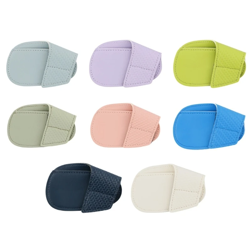 PU Leather Golf Iron Headcovers Golf Training Equipment Wear Resistant Golf Wedges Head Cover Dustproof Waterproof Macaron Color