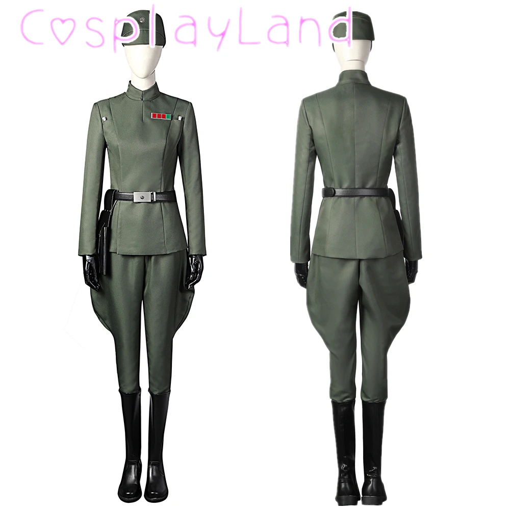 Newest Halloween Carnival Master Obi Cosplay Tia Costume Fancy Kenobi Soldier Imperial Uniform Suit With Hat Custom Made Outfit