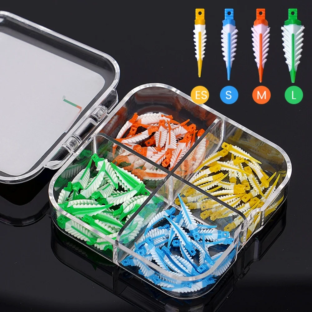 New Dental Interdental Wedges Sealing Composite Wedges Silicone Suitable Adaptive Dentist Material for Tooth Restoration