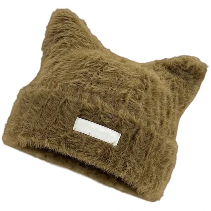 

Letter Pattern Hat Gothicism Hat Stretchable Winter Hat Comfortable Lovely Hat K3KF