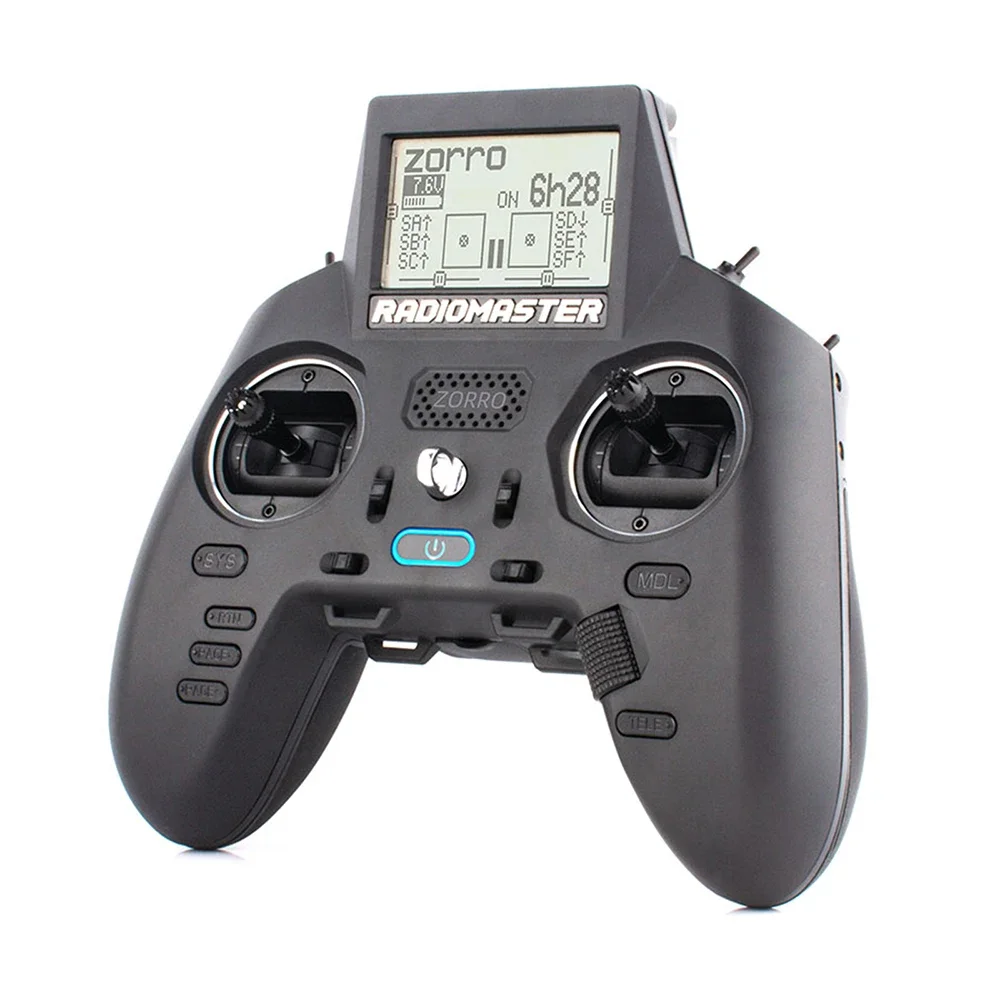 RC Controller RadioMaster Zorro ELRS 2.4 GHZ RC Controller CC2500 JP4IN1 RC Radio Transmitter Hall Gimbal Remote Control Heli