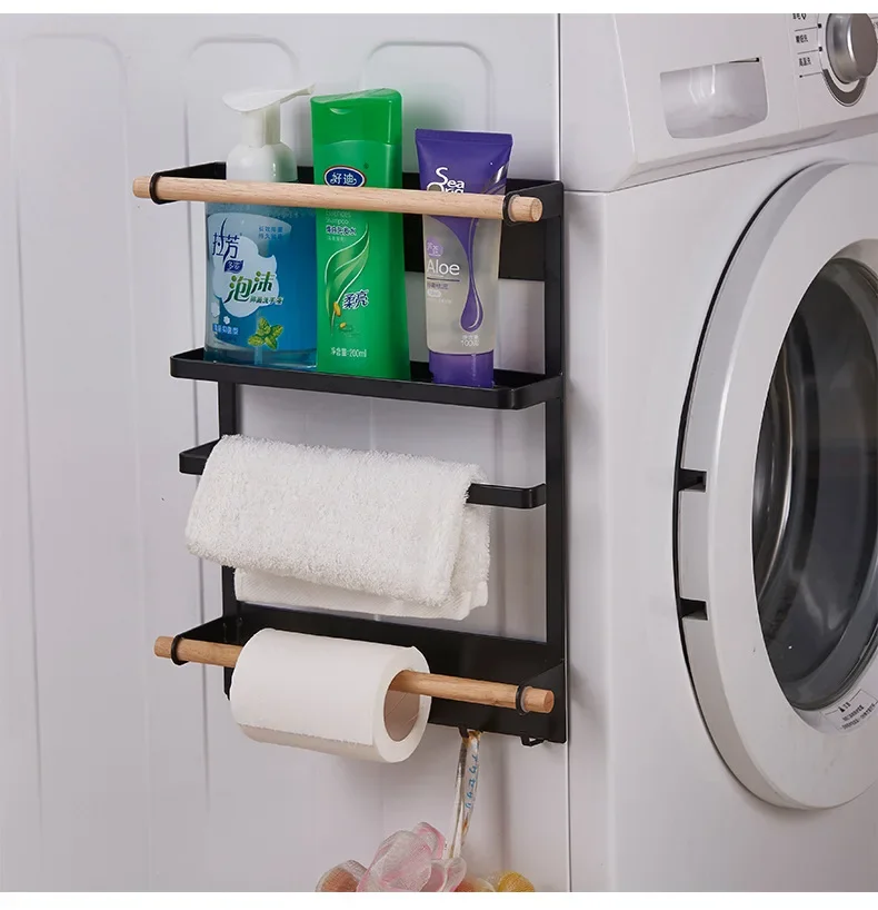 

Multi-layer Kitchen Organizer Refrigerator Broadside Metal Shelf Rack Sidewall Multipurpose Shelf Crack Storage Rack OK 0652