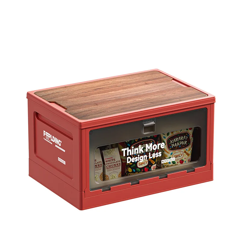 Large-capacity storage box outdoor sub-box trunk organizer box vehicle-mounted camping collapsible storage box, storage box