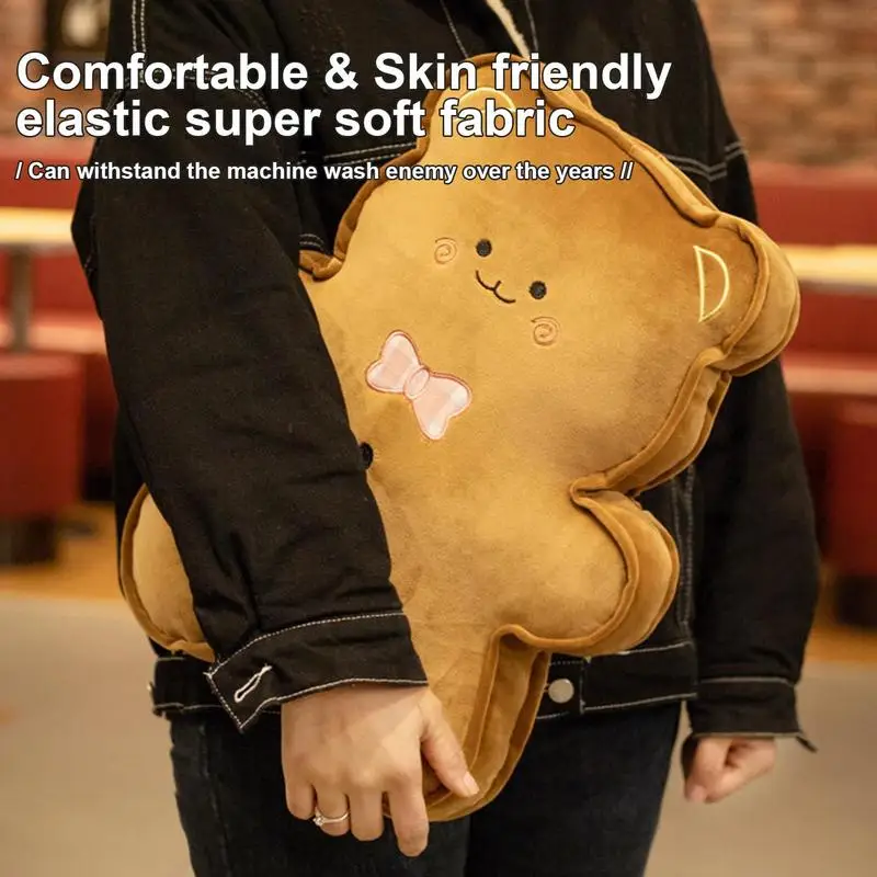 Gingerbread Gingy Plush Stuffed Toys Creative Adorable Stuffed Toys Soft Comfortable Gingerbread Man For Men Women Children