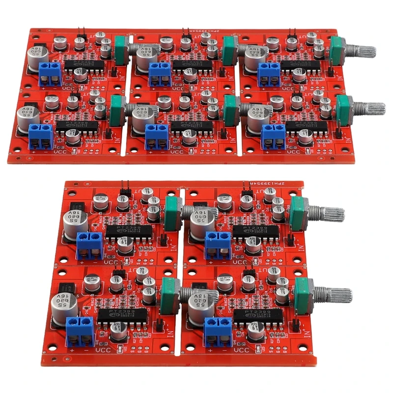 10PCS PT2399 Microphone Reverb Plate Reverberation Board No Preamplifier For DC 6V-15V