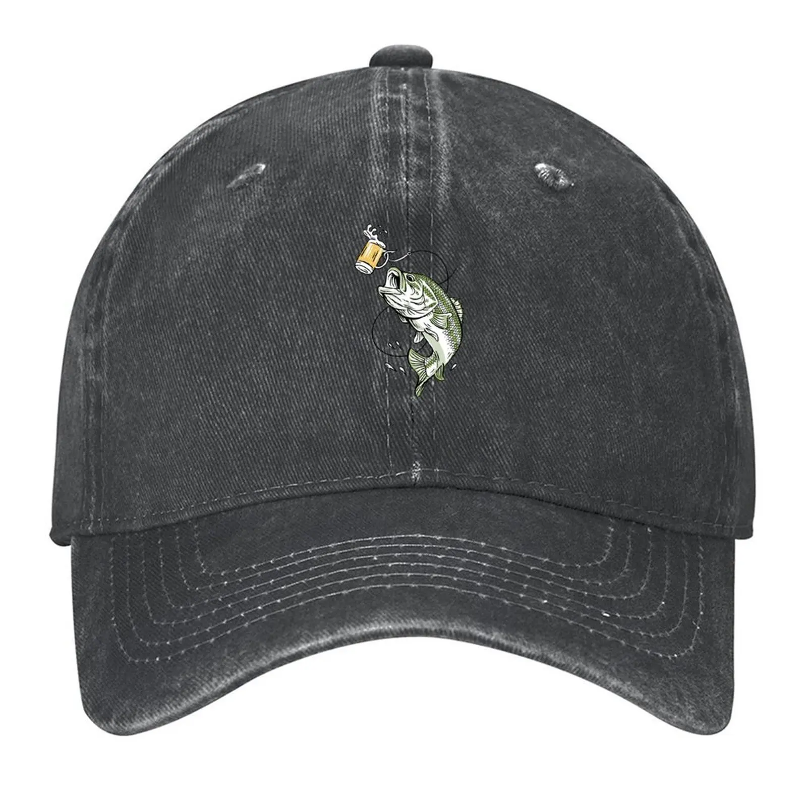 

Lager Lure Beer Bait Bass Baseball Cap Bobble Hat Hat Man Luxury Trucker Hat New In Girl Men's