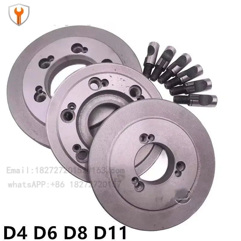 Lathe Spindle Flange Three-Jaw Chuck Connection Plate Transition Plate 160/D4 200/D4