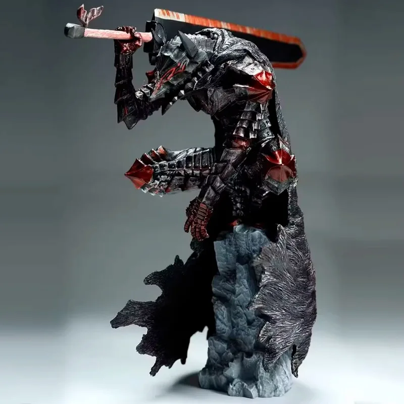 

Genuine Stock Berserk Guts L Anime Figure Guts Berserker Armor Action Figure Berserk Black Swordsman Figurine Collection