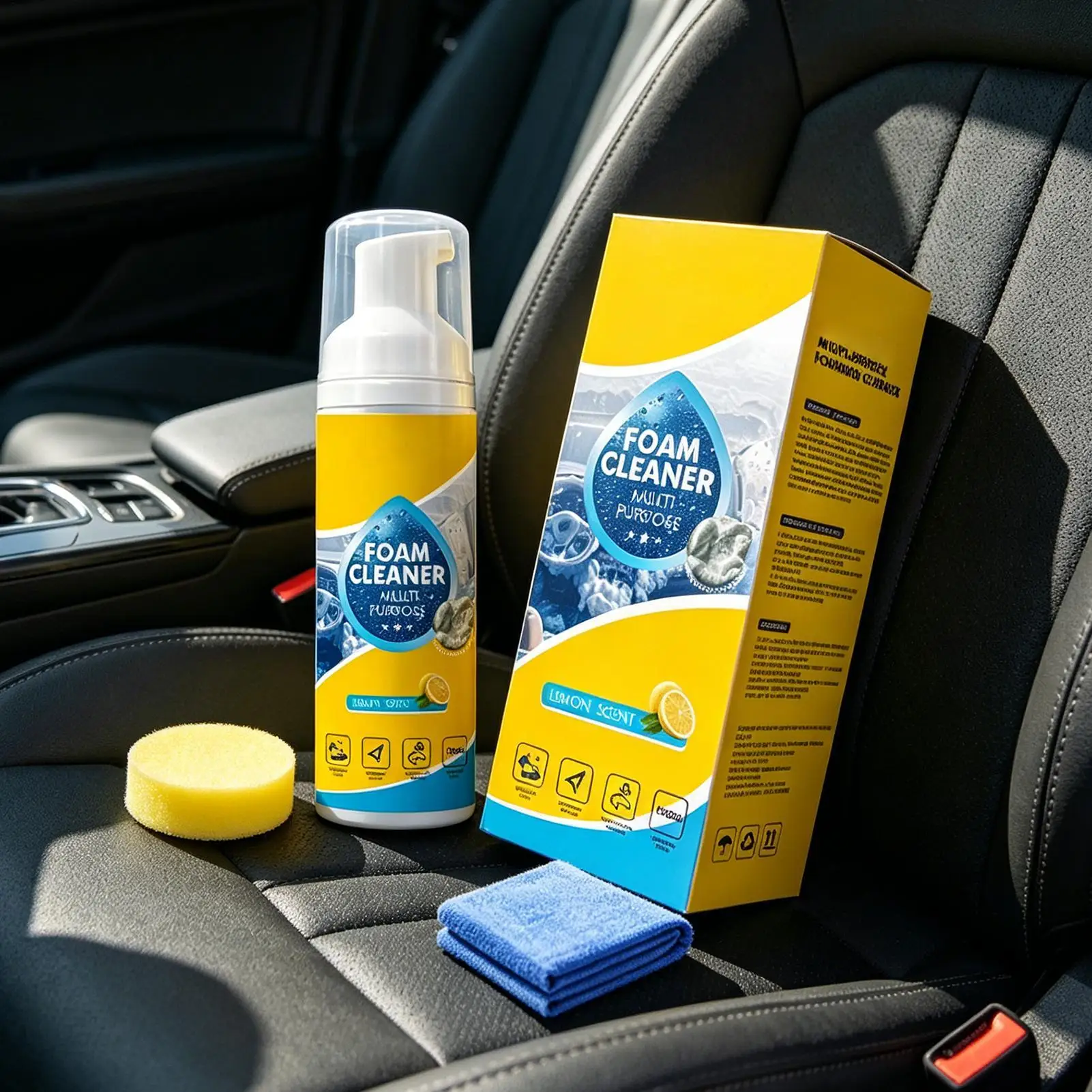 Car Interior Cleaner Automotive Multi-Function Long-Lasting Automotive Restorer 150ml Car Interior Cleaner Spray for SUV Truck