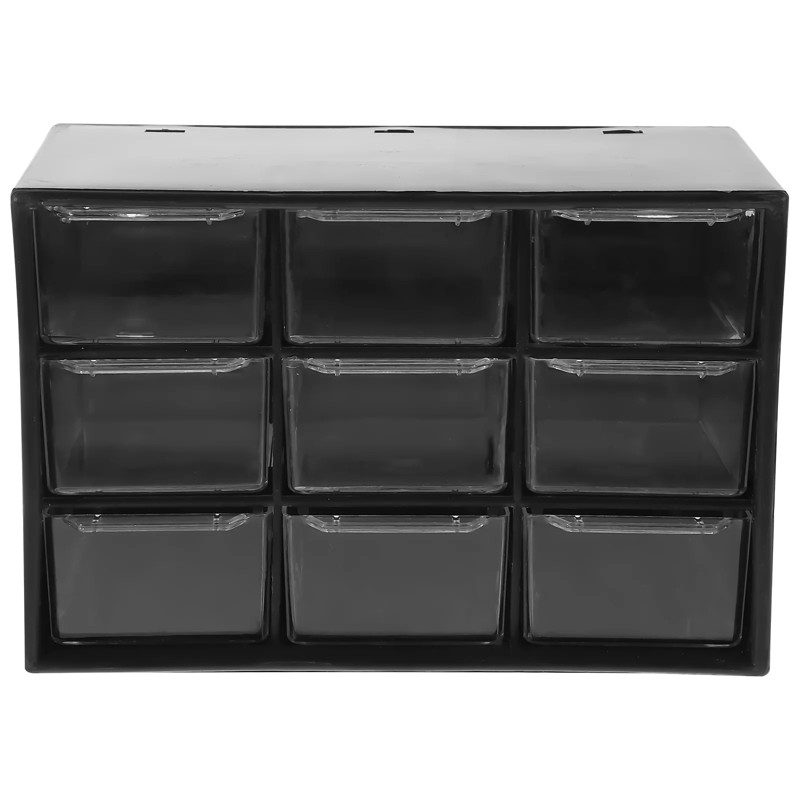 Drawer Style Storage Box Nine Grid Organizer Multipurpose Desk Stationery Holder Desk Organizer Desktop Storage Case