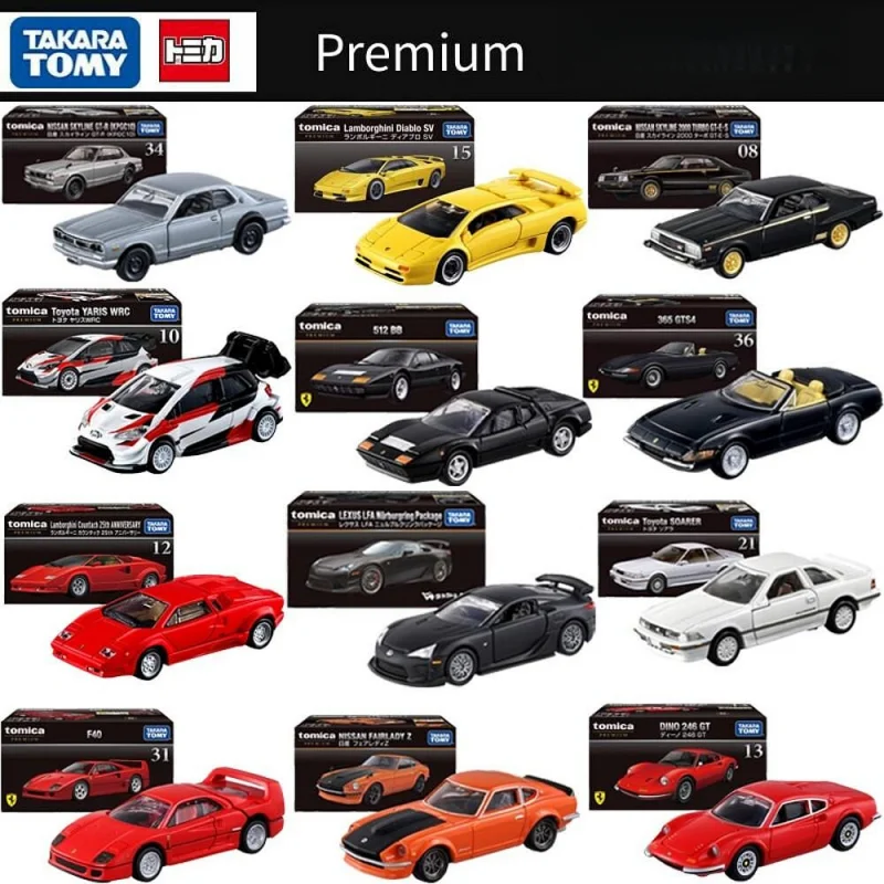 TOMICA 1:64 Ferrari F40 Tesla, Modelo de Auto de Aleación Fundida a Presión, Juguete de Regalo para Niños y Adultos, Pieza de Colección