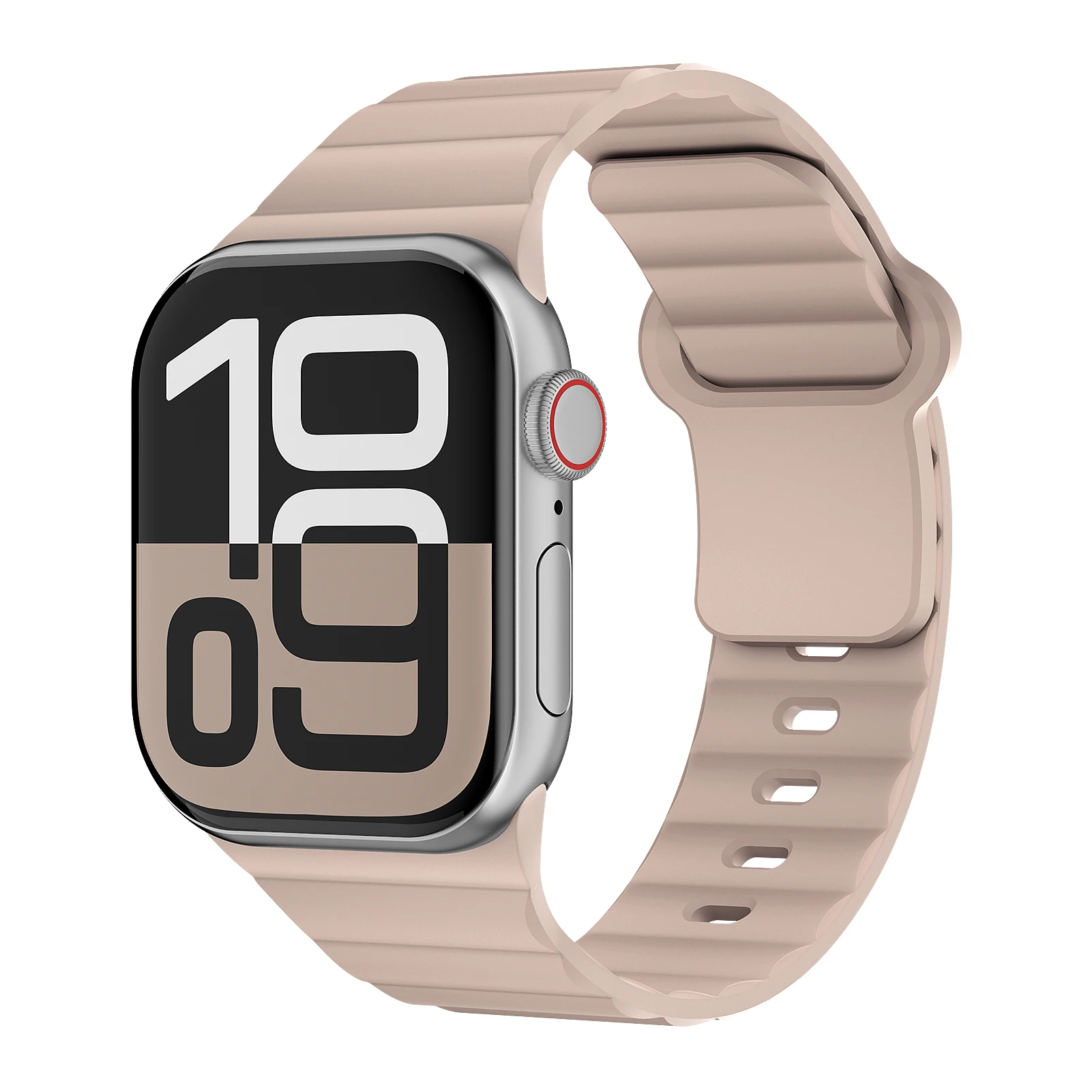 Sport siliconen bandje voor Apple Watch bandjes 44mm 40mm 46mm 49mm 42mm 45mm armbanden iWatch ultra 2 3 series 11 10 9 8 7 SE