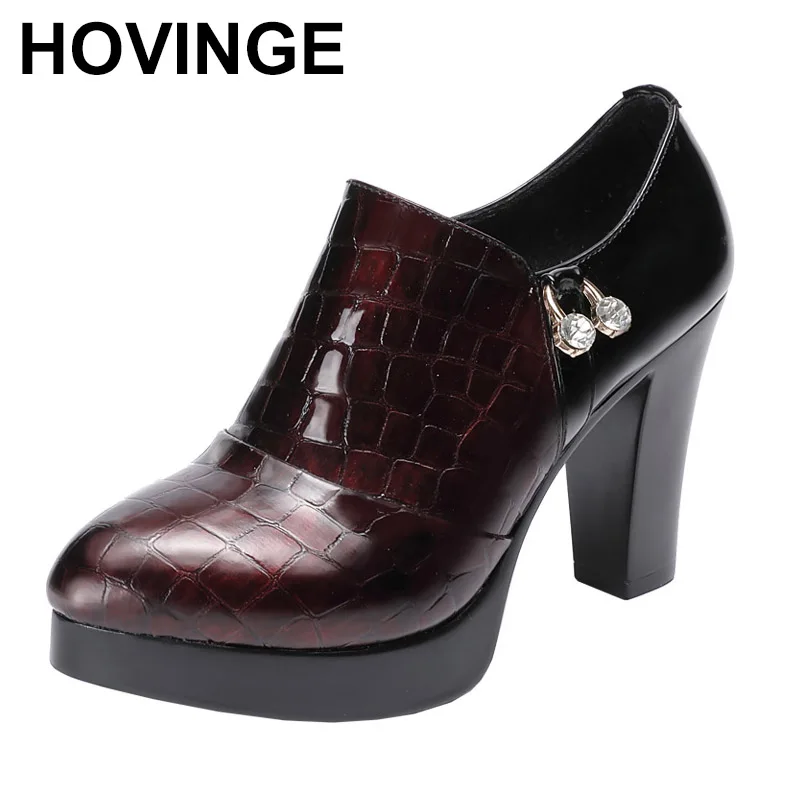 2025 Plus Size 32-43 Heel Deep Mouth Platform Pumps Women Shoes  Fall Winter High Heels Shoes Ladies Office Party Shoe