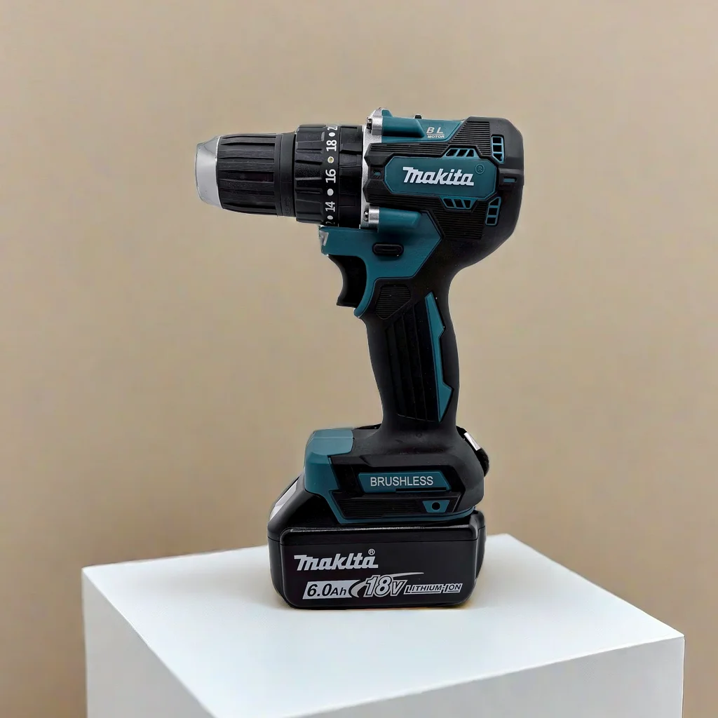 Imagem -06 - Makita-furadeira de Impacto sem Fio Motor Brushless Martelo Compacto Chave de Fenda Recarregável 18v Lxp487