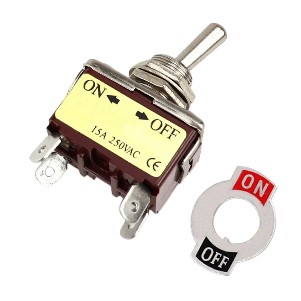 12mm 4 pin toggle switch ON-OFF 4P