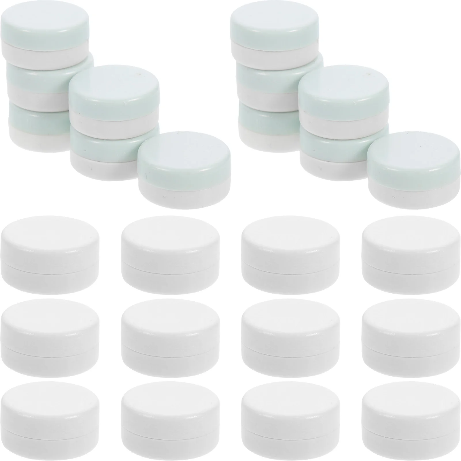 

100Pcs Plastic Rattle Ring Box Squeaker Repair Insert Baby Crib Stroller Infant Rotating Sound Bell for Eye Hand Coordination