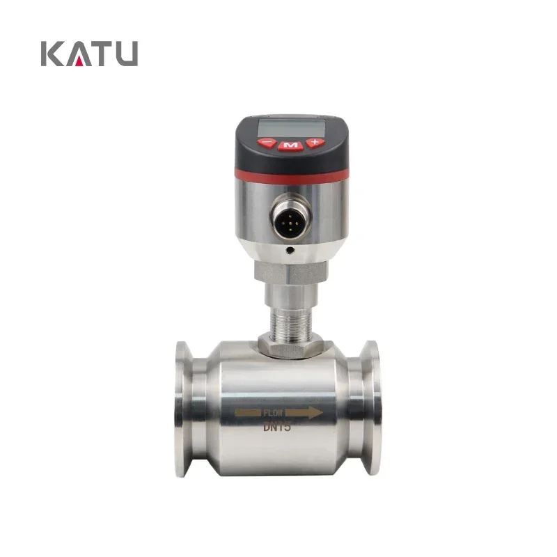 KATU FM120 External Thread Digital Turbine Flow Meter for water