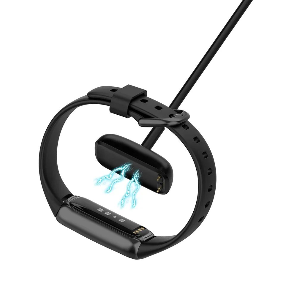 3,3 Fuß Ladegerät für Fitbit Charge 5/Charge 6/Luxe Ladekabel Ersatz USB Ladegerät Kabel Dock Ständer mit starkem Magnet