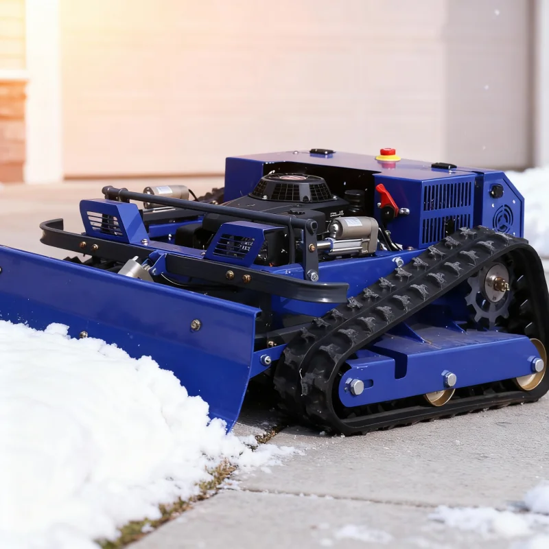 تصميم جديد مخصص، روبوت قص العشب الزاحف ذاتي الدفع معتمد من CE - عرض القطع 550 مم