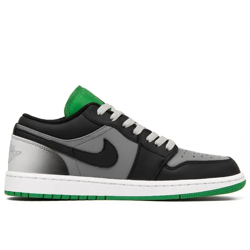 【Customize】Air Jordan 1 Vintage Basketball Shoes Men Low-top Black/grey Sneakers shoes 553558-065