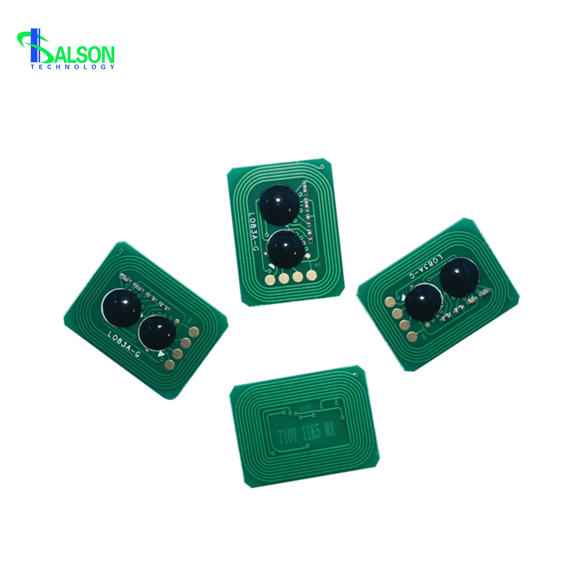 8K 6K Compatible Cartrige Chip 43865720 43865719 43865718 43865717 Printer Toner Chip for OKI C6150 MC560 Color Laser Copier NA