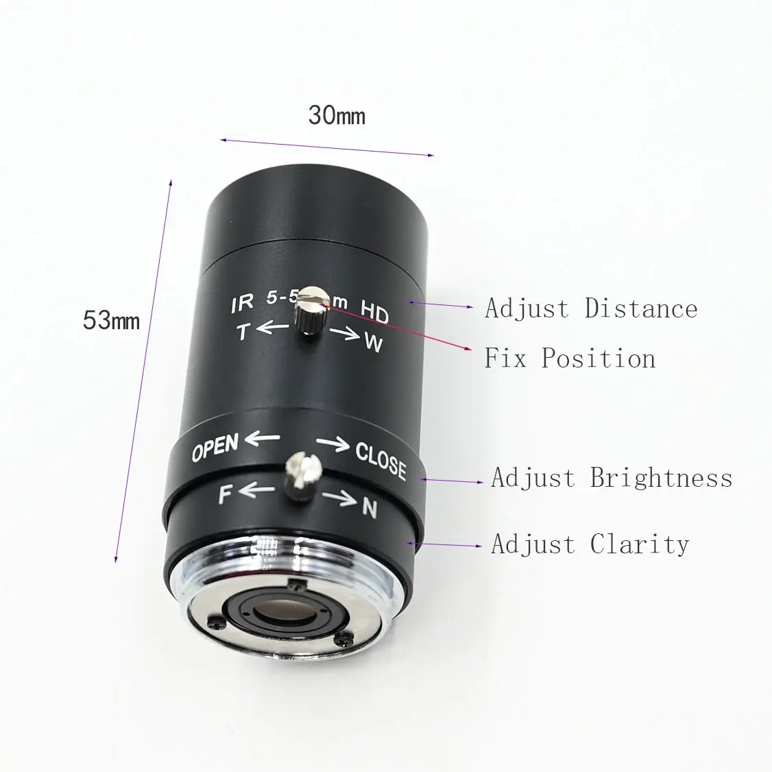 Imagem -05 - Câmera Usb 1080p 60fps Sc200ai 1920x 10802mp Mini Box Webcam Megapixels com Lente cs Varifocal de 550 mm para Windows Linux Android Plug And Play