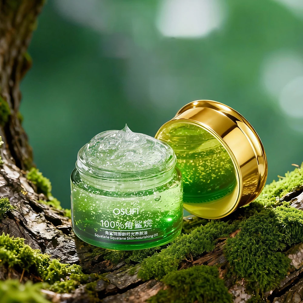 OSUFI Squalane Defense Against Aging Time Skin Care Oil Beauty Facial Moisturizing Firming Soothing Balance Water Oil Face Cream