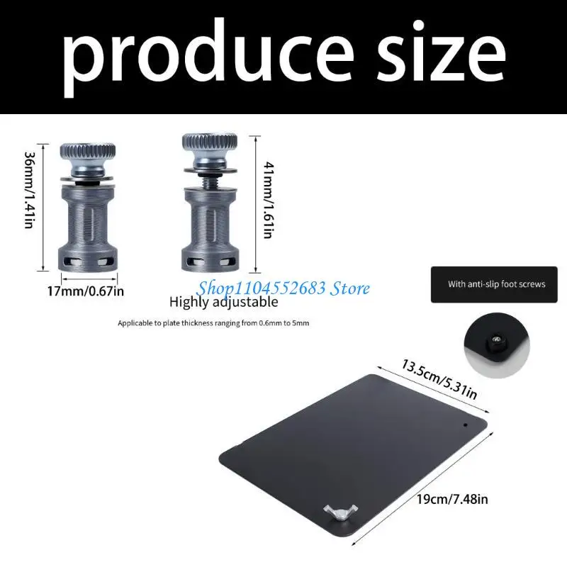 Y6GD Permanent Stand With Soldering Iron Rest Modifiable For Various PCB Thicknesses