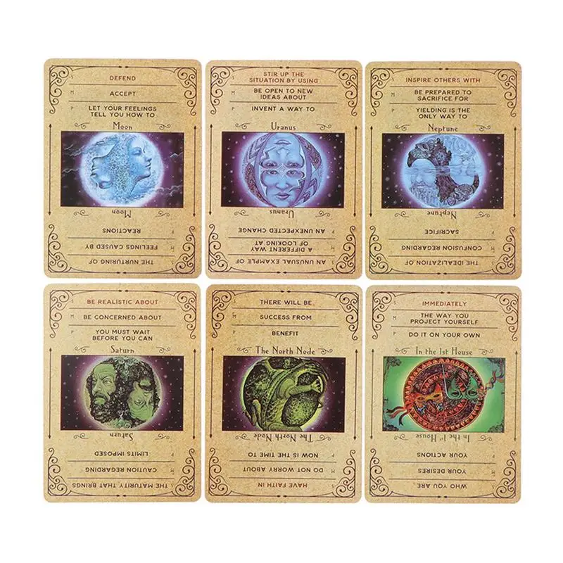 Karma Oracle Cards Fortune Telling Tarot Deck Fate Divination Tarot Cards Family Party Leisure Table Board Game