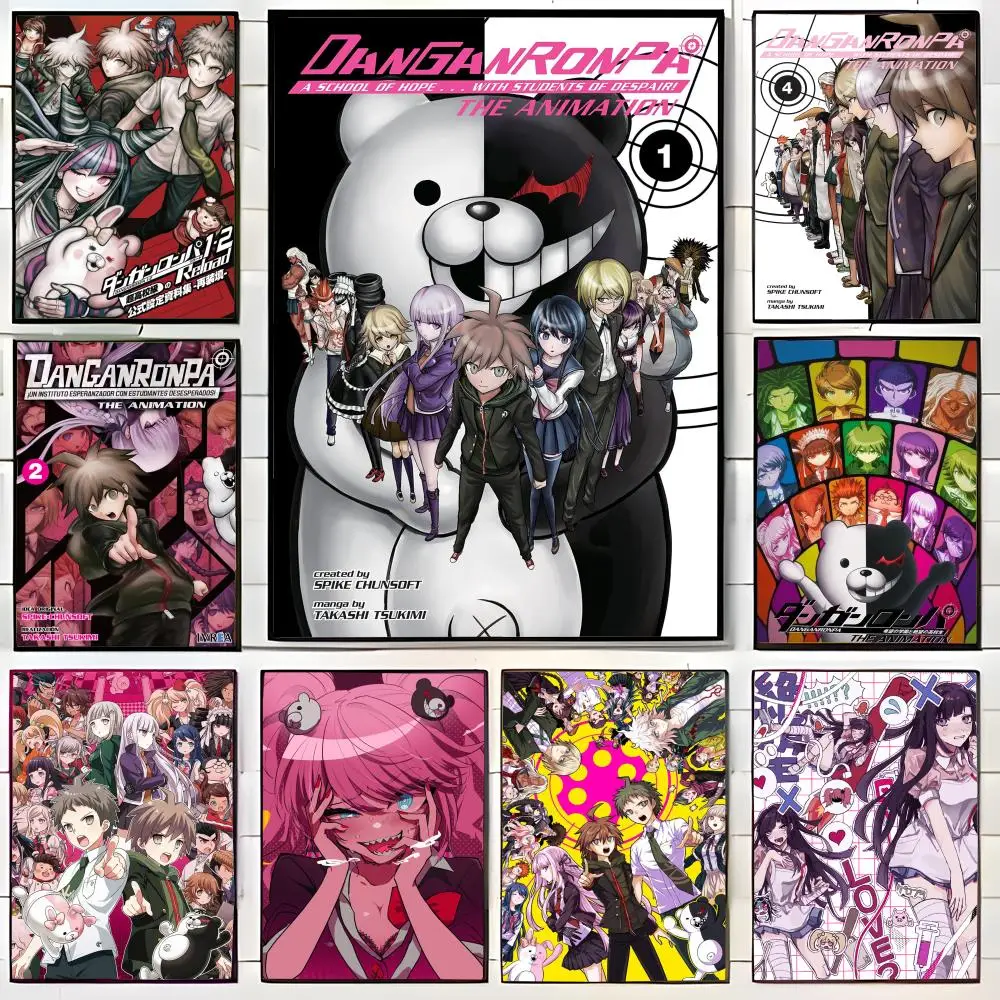 Mystery Game Danganronpa Poster Wall Art Print Decorative Mural Home Decor Gift Unframed