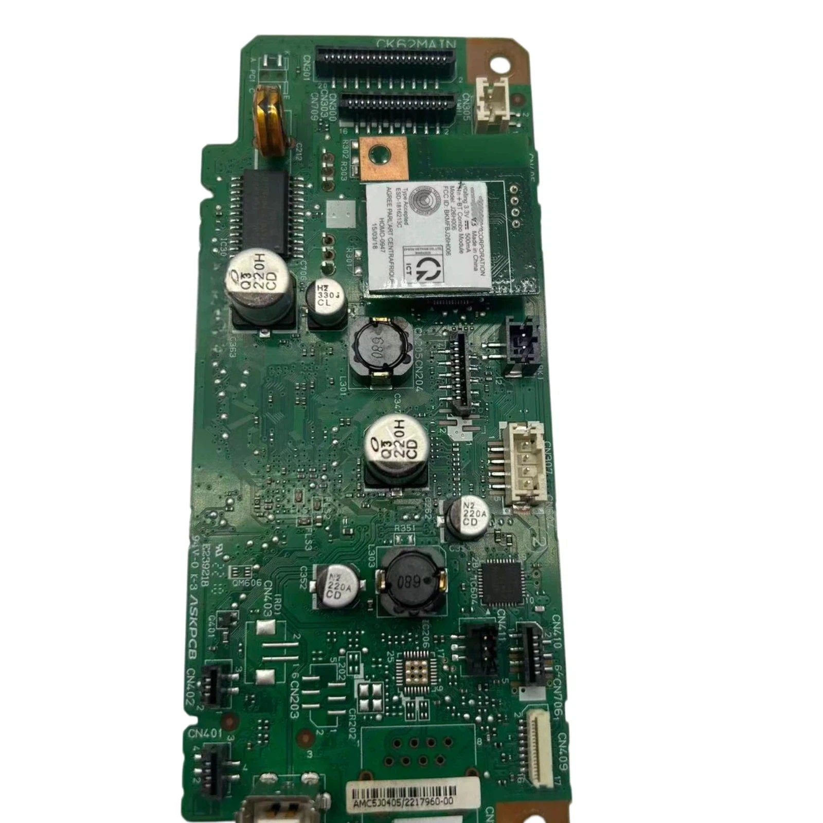 Motherboard CK62 MAIN fits for Epson WF-2950 WorkForce WF 2950 Main Board