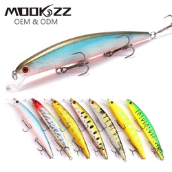 MOOKZZ Hot Sale 130mm 21g SEA Minnow Suspension Lure Wobble Hard Fishing Lure 3D Eyes Suspension Minnow Fishing Lure