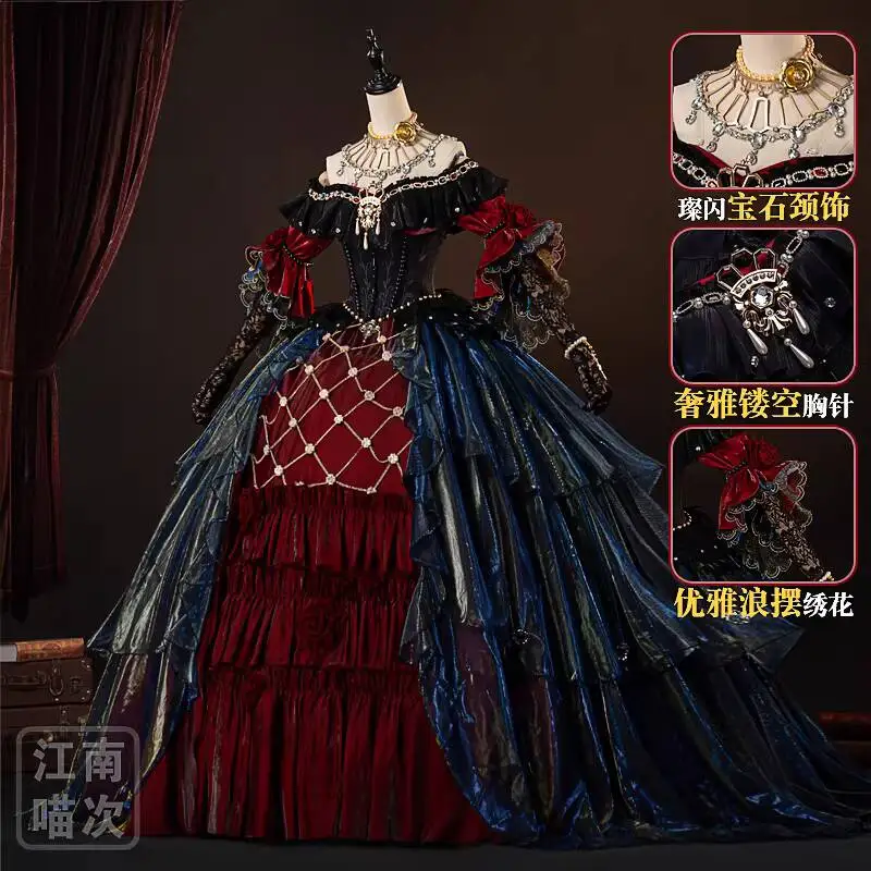 

New Identity V Fiesta Carnival Halloween Cos Cosplay Madame Rouge Afterimage Of Hope Delusional Masterpiece Fashion