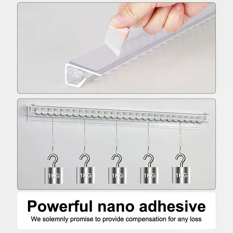 1/2Pcs 30/40/50CM Kitchen Takeaway Order Organizer Ticket Holder PVC Takeout Orders Restaurant Tickets Rack For Cafes Pubs