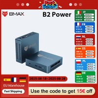 BMAX B2 Power Mini PC Windows 11 Intel 5205U CPU 8GB(Support Max 64GB) 256GB SSD Supports 4K@60Hz 900MHz Intel UHD Graphics