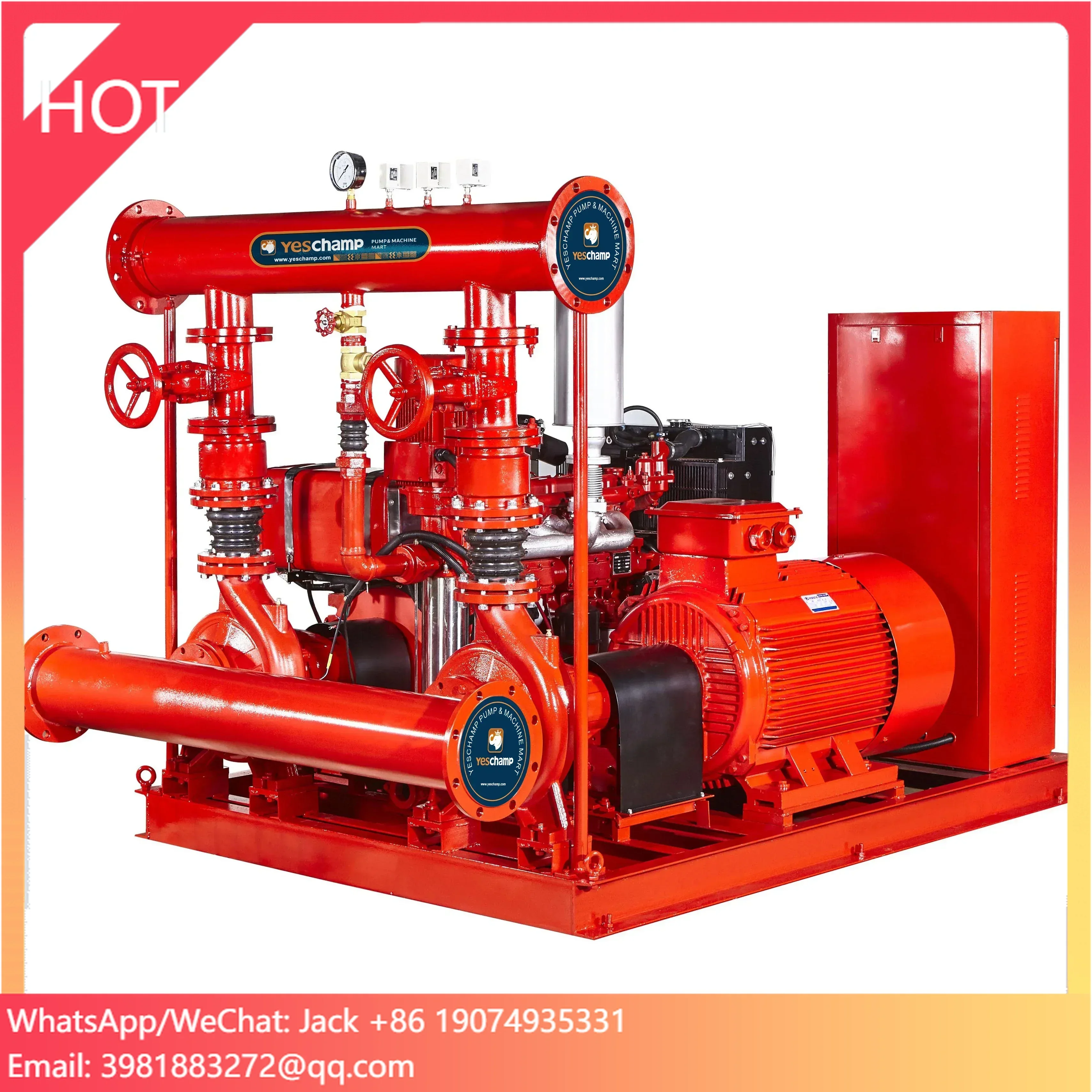 EDJ Series Fire Fighting System with Electric and And Jockey Pump