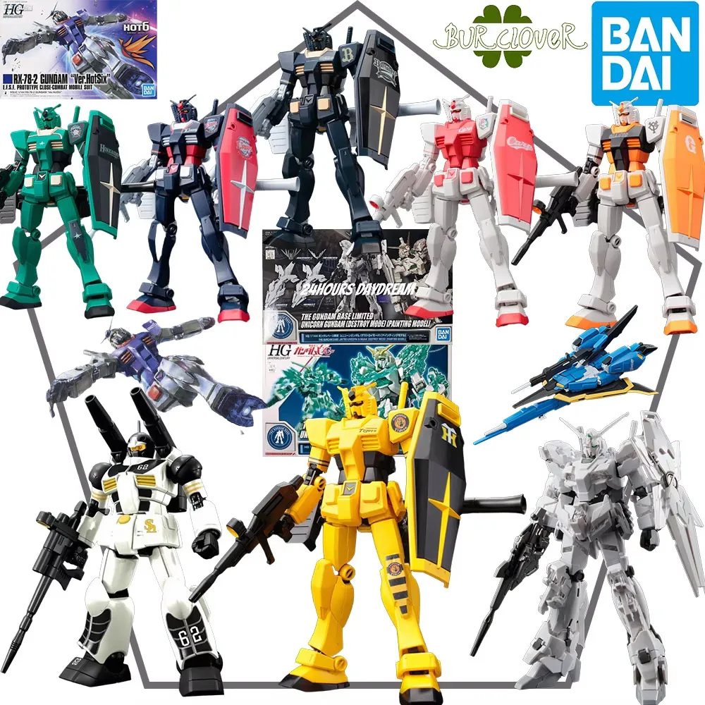 Bandai Original GUNDAM HG Serie RX-0 HYAKU-SHIKI TAKUYA KAI MODELL BLAU DESTINY UNIT2 Figur Montage Modell Spielzeug AUF LAGER