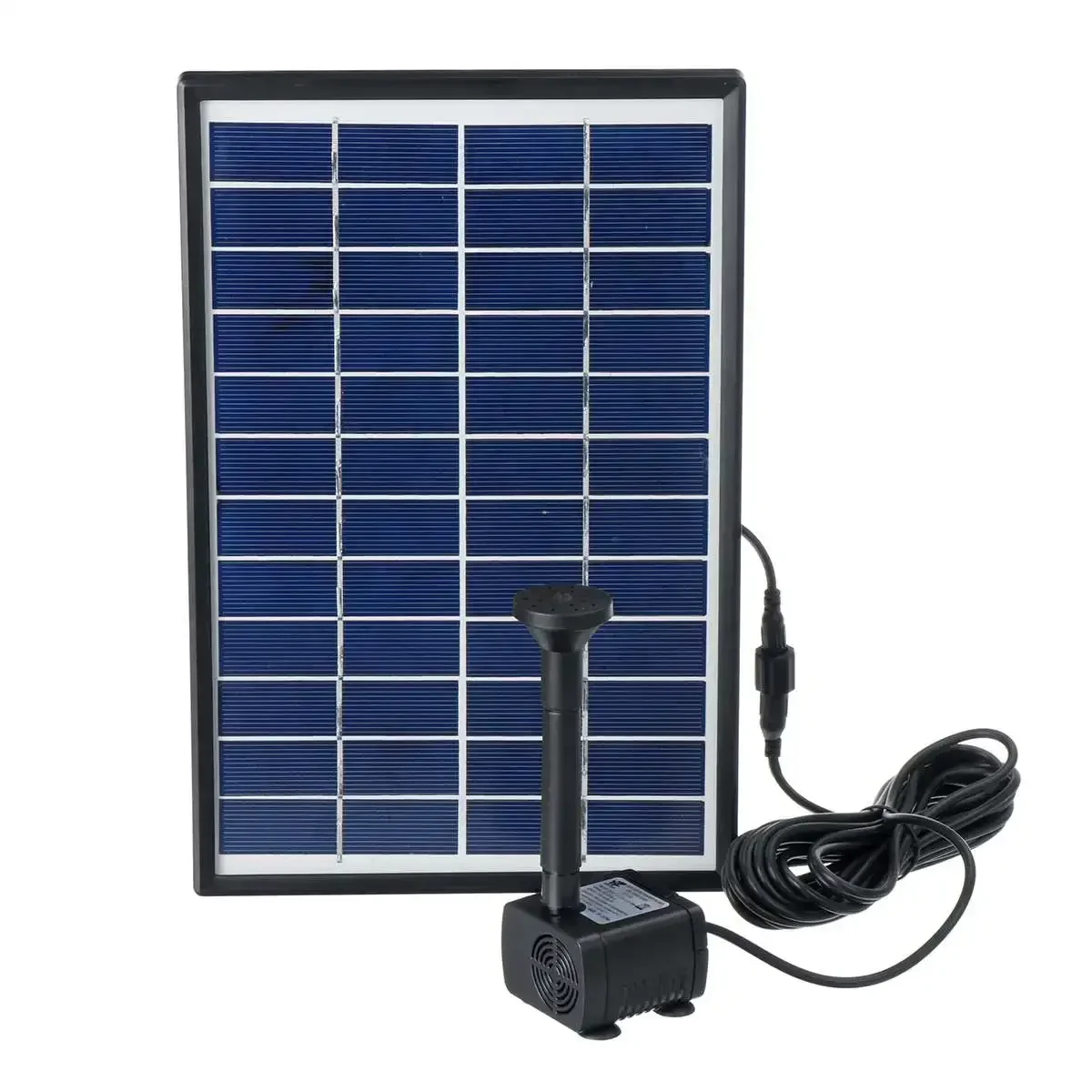 500L/H 6W Water Pump Solar Power Panel Garden Landscape Floating Fountain Artificial Outdoor Fountain Home Decoration Pump Set