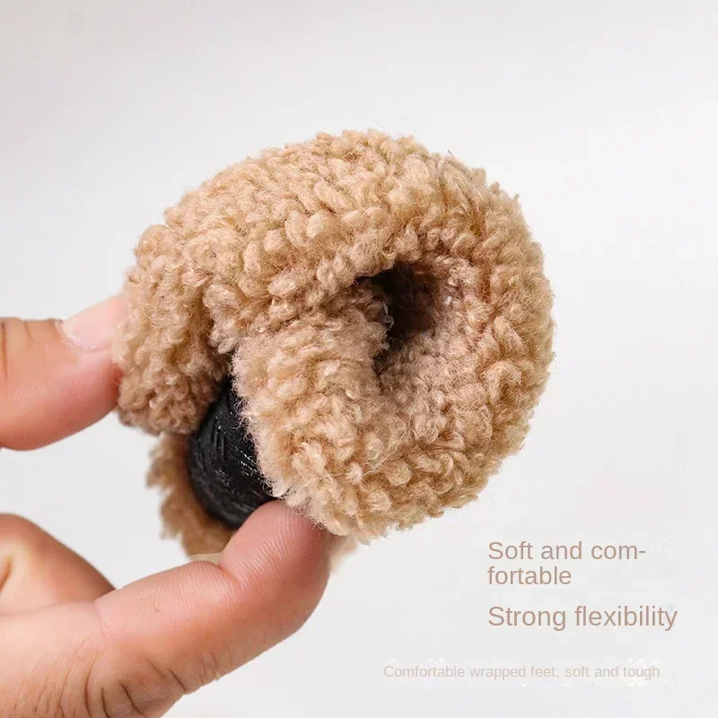 شتاء دافئ أفخم الطفل النعال طفل أفخم الطابق جورب أحذية الفتيان فتاة الأطفال لينة المضادة للانزلاق الاطفال أحذية المشي في الأماكن المغلقة