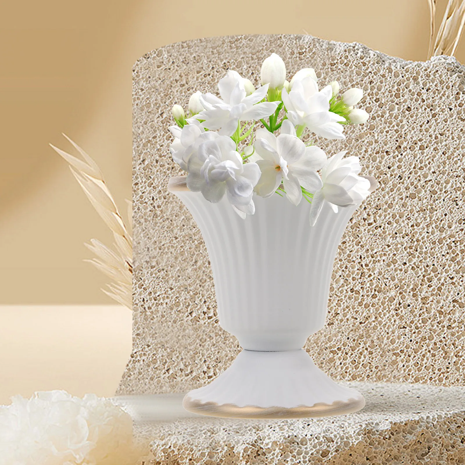 

Vintage Flower Pot Roman Column Planter For Wedding Party Decoration Garden Home European Style Flower Container Glass