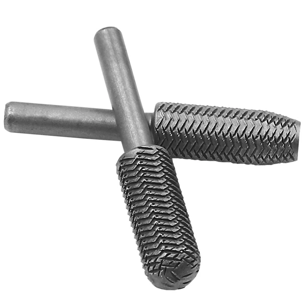 Brocas de corte de Metal de 5 piezas, brocas rotativas de 6mm, raspa rotativa para tallado de acero, para uso en moler y limar