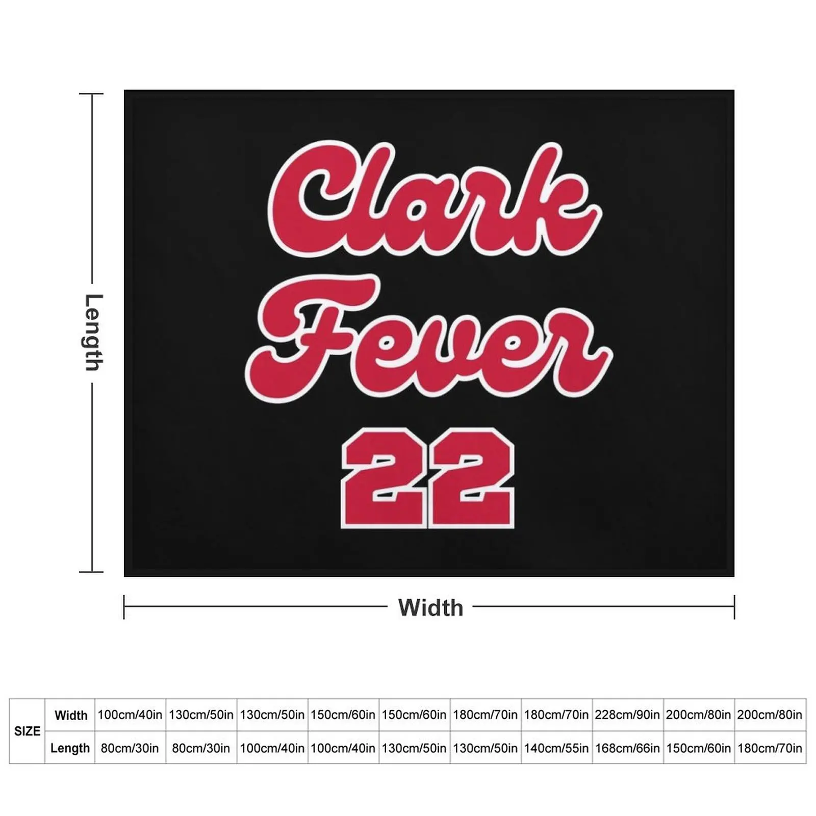 Caitlin Clark Indiana Fever 22 Iowa Throw Blanket Plaid Soft Beds Blankets