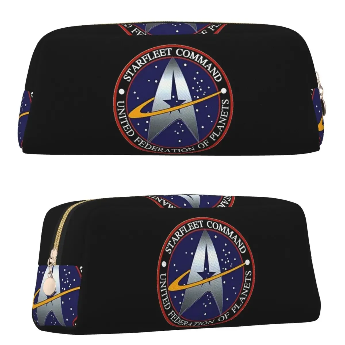 Star Treks Science Fiction TV Series Pencil Cases for Student School Pen Box Pencil Bag Pencil Pouch Storage Stationery Supplies
