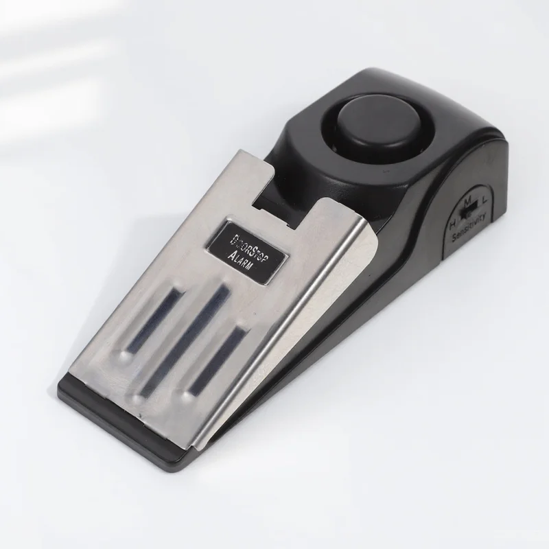 سدادة الباب الذكية، وظيفة إنذار الأمان، اضغط على إسفين الباب للحماية ضد السرقة، سلامة الأسرة، مريحة