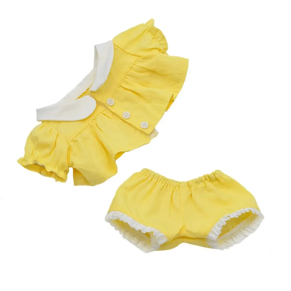 1 Set Lace 20cm Cotton Doll's Clothes Multi Color Outfit Doll Summer Pajama Set Accessories Mini No Attribute Doll Clothes