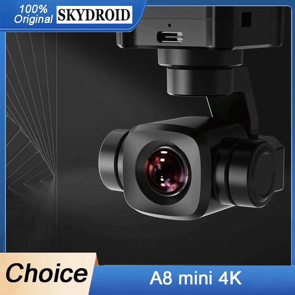 

Карданная камера SIYI A8 Mini 4K 8MP — датчик 1/1,7 дюйма, 6-кратный зум, сверхлегкий вес 95 г для дронов и видеоблогов